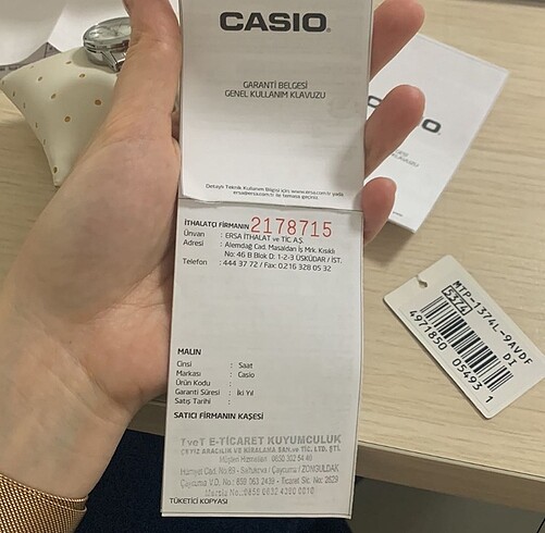 Beden Casio saat