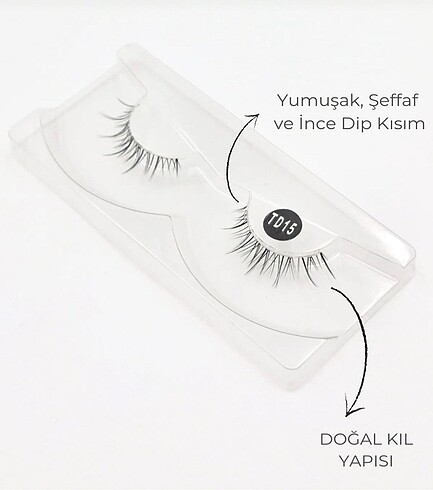 Anime takma kirpik + kirpik yapıştırıcı - Görsel 5