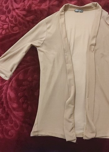 Bej Süet Midi Kadın Ceket - Görsel 2