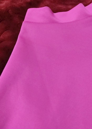 Pembe Renkli Çan Kesim  Etek - Görsel 3