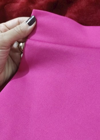 Pembe Renkli Çan Kesim  Etek - Görsel 4