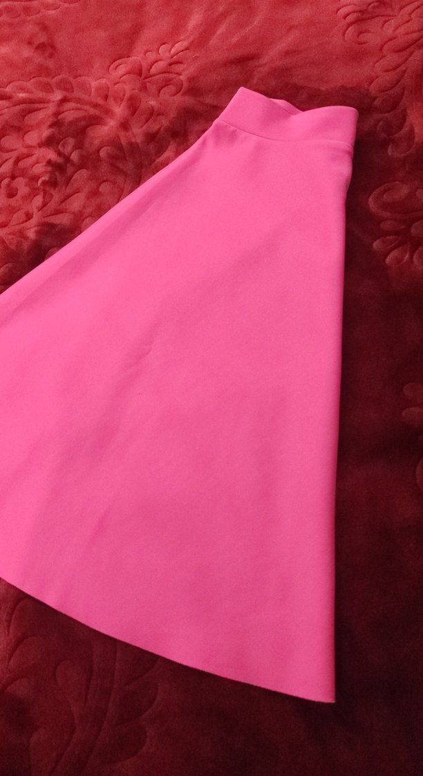 Pembe Renkli Çan Kesim  Etek - Görsel 5