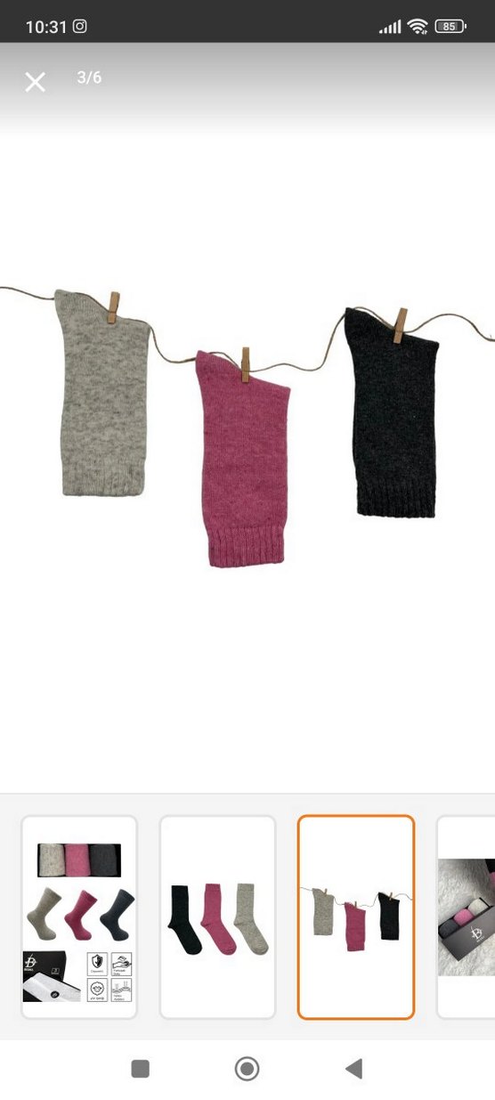 Kadın Yün Çorap - Görsel 2