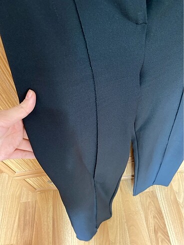 36 Beden siyah Renk Siyah kumaş pantolon