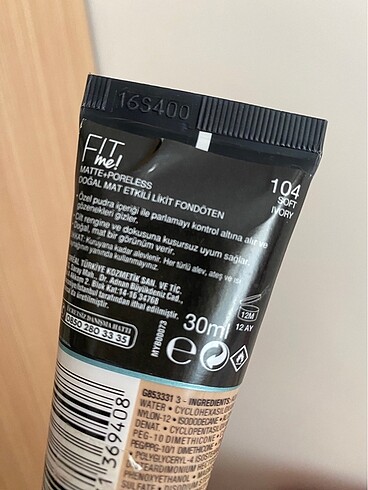 Maybelline Maybelline new york- FIT ME - 104 soft ivory