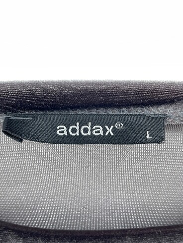 l Beden gri Renk Addax Kısa Elbise %70 İndirimli.