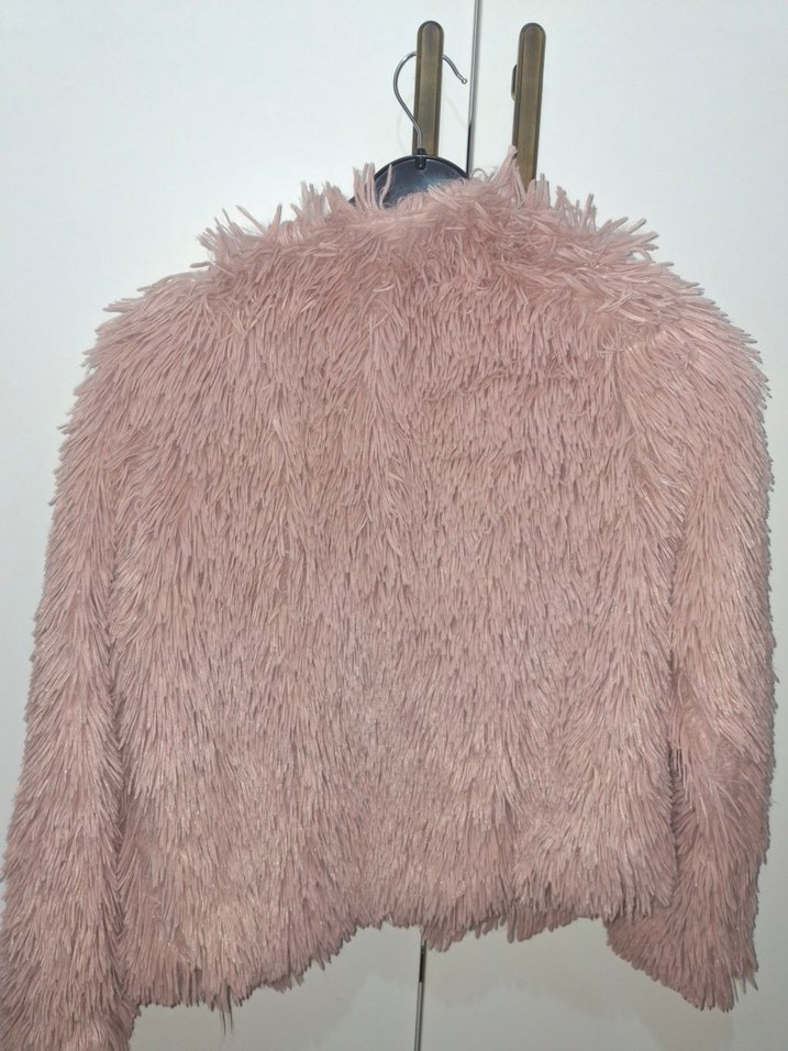 Pembe Kadın kürk - Görsel 4