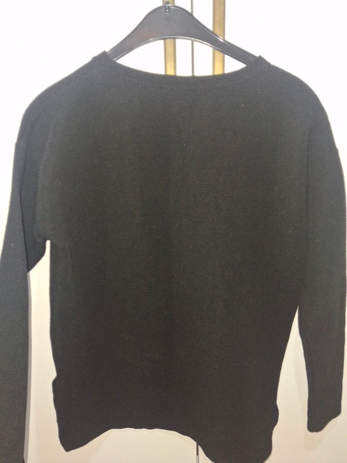 Baskılı Uzun Kollu Kadın Sweatshirt - Görsel 5