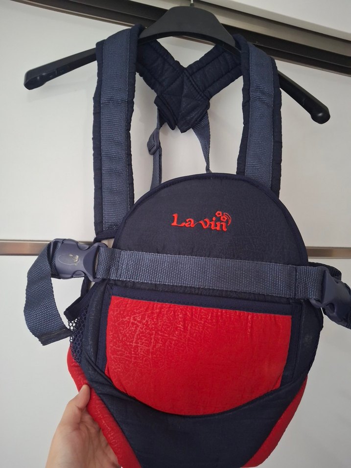 Kırmızı Bebek Taşıyıcı La-vin - Görsel 2