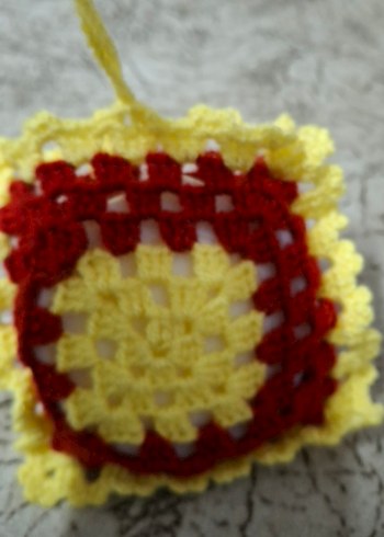 el Örgüsü sabun kılıfı - Görsel 3