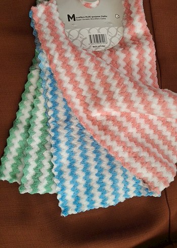 Kaliteli Pofuduk Yüksek Emici Cam Mutfak Yer Banyo Bezi 3lu - Görsel 6