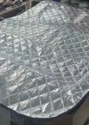 Gri Araba Ön Cam Örtüsü 145x105 cm - Görsel 2