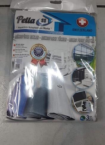 Pella mikrofiber sihirli cam bezleri paket fiyatı (3 adet )