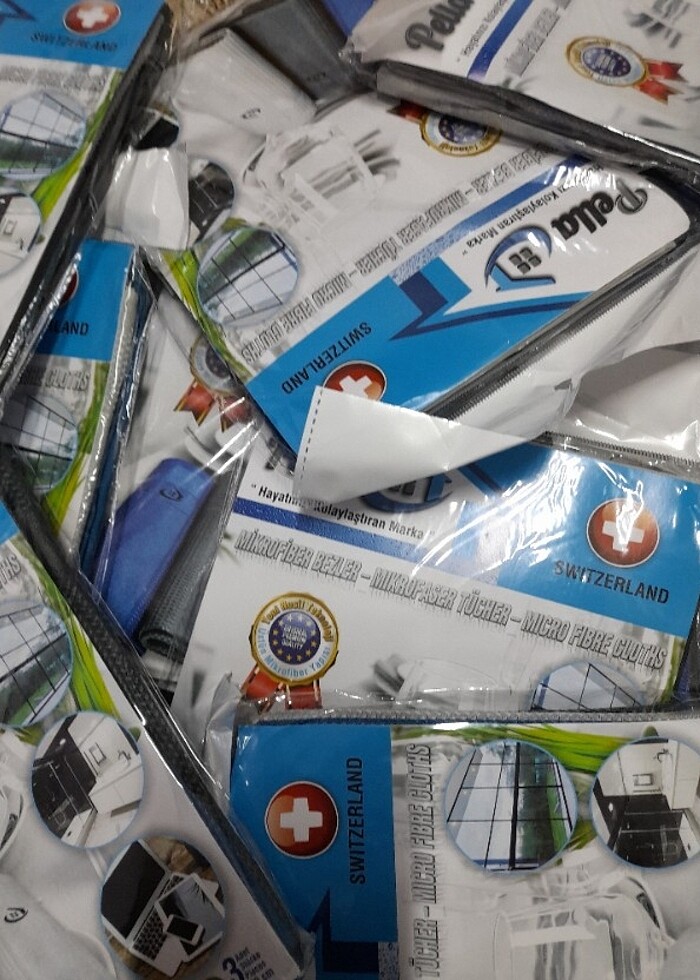 Pella mikrofiber  sihirli cam bezleri  paket fiyatı (3 adet ) - Görsel 2