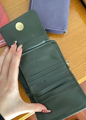 Tokalı Yılan Derisi Desenli Kadın Cüzdanı - Görsel 3