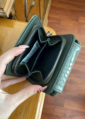 Tokalı Yılan Derisi Desenli Kadın Cüzdanı - Görsel 2