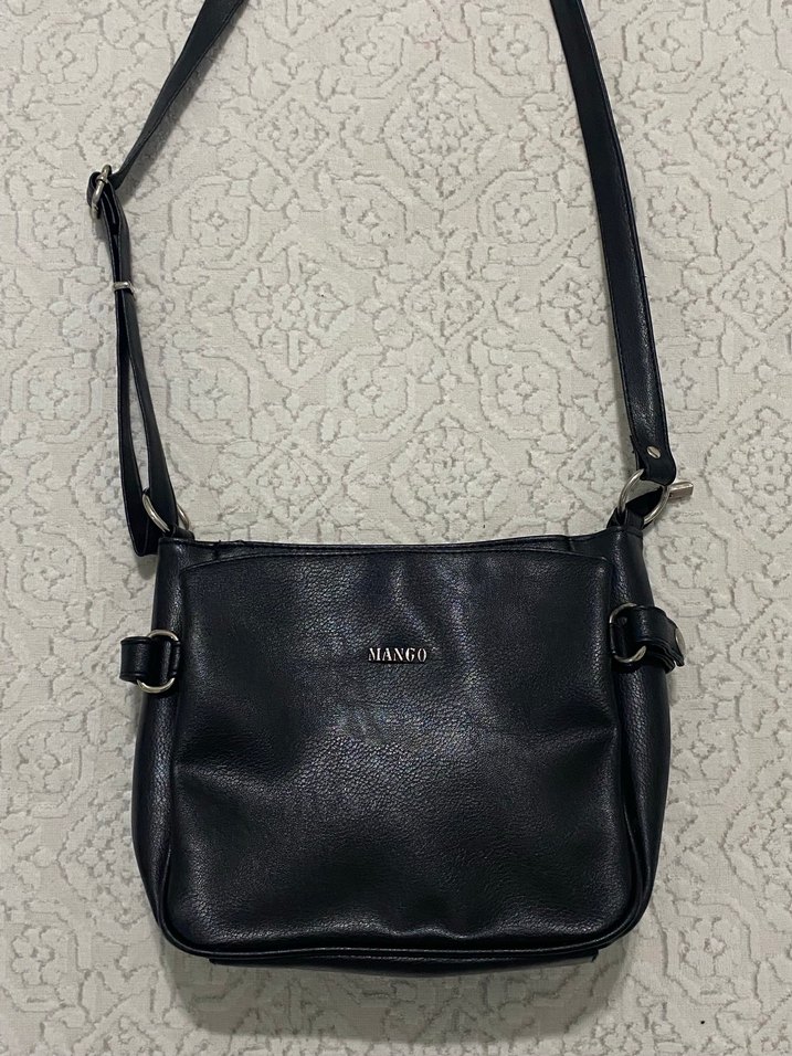 Siyah Deri Kadın Çanta - Görsel 2