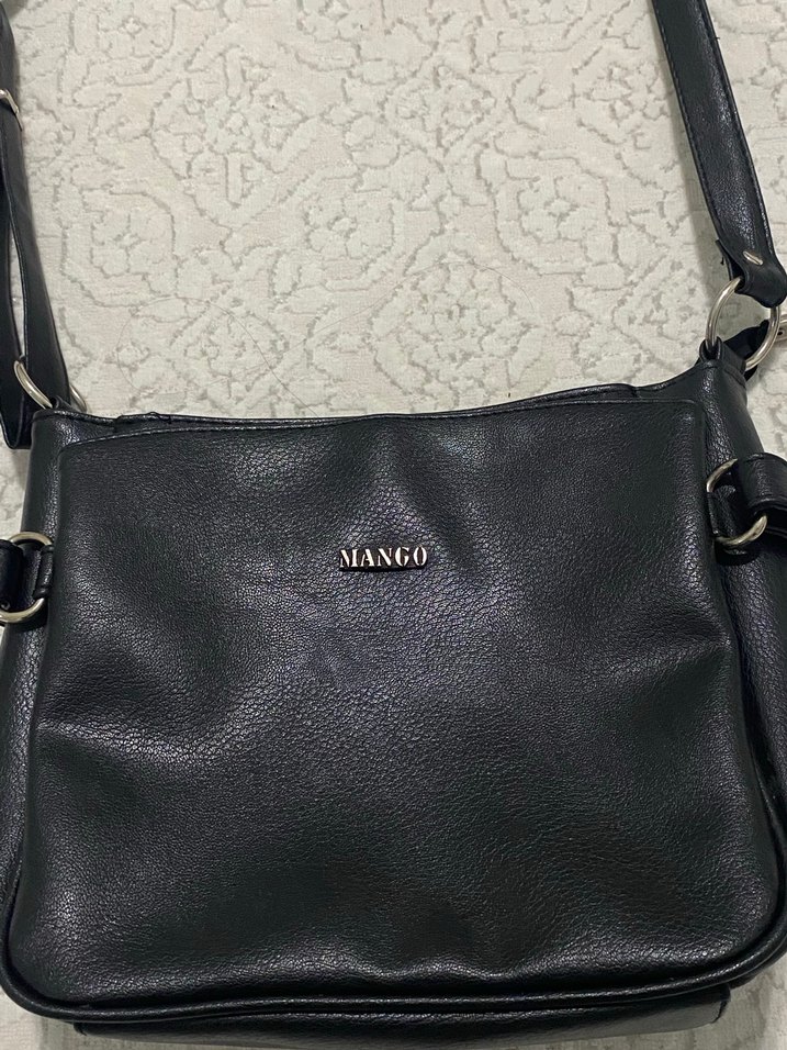 Siyah Deri Kadın Çanta - Görsel 3