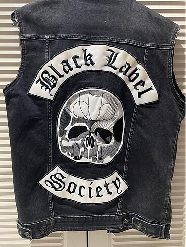 s Beden siyah Renk Black label society biker yelek