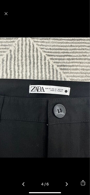 xs Beden siyah Renk Zara pantolon