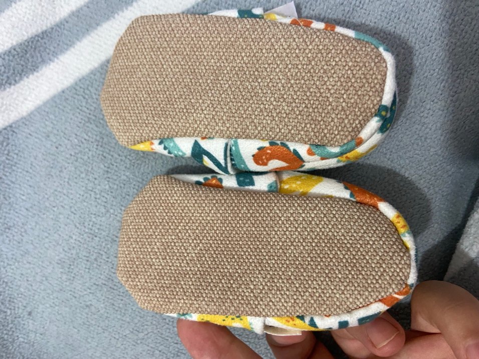 Renkli Desenli Örgü Erkek Bebek Patik(19numara) - Görsel 4