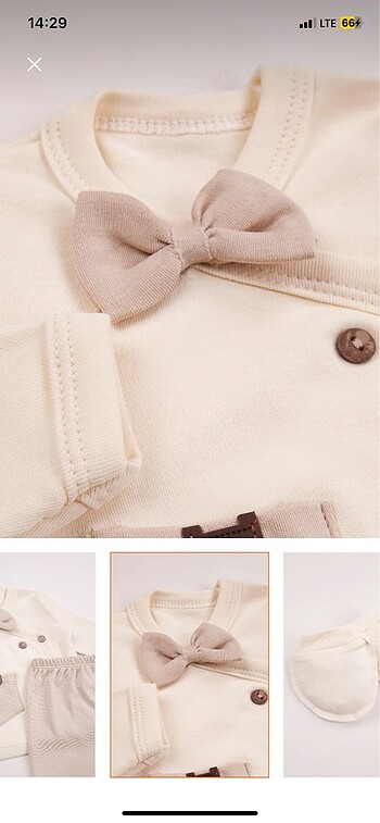 Erkek bebek hastane çıkış seti(0-3ay) - Görsel 2