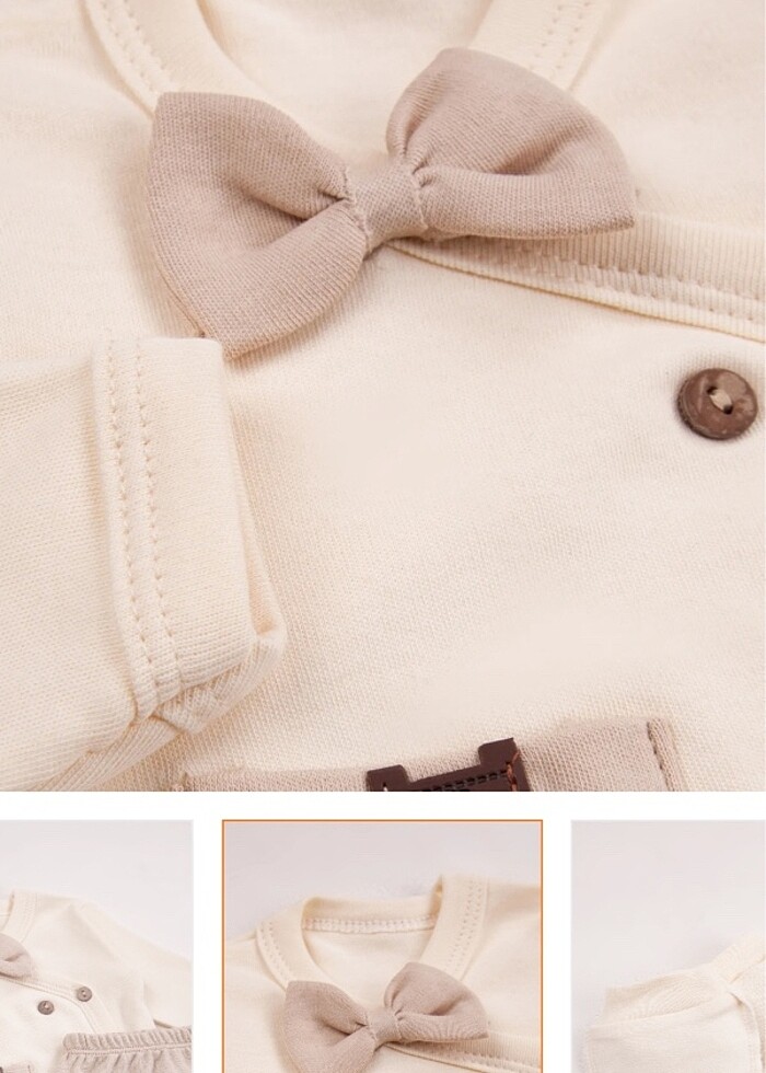 Erkek bebek hastane çıkış seti(0-3ay) - Görsel 2