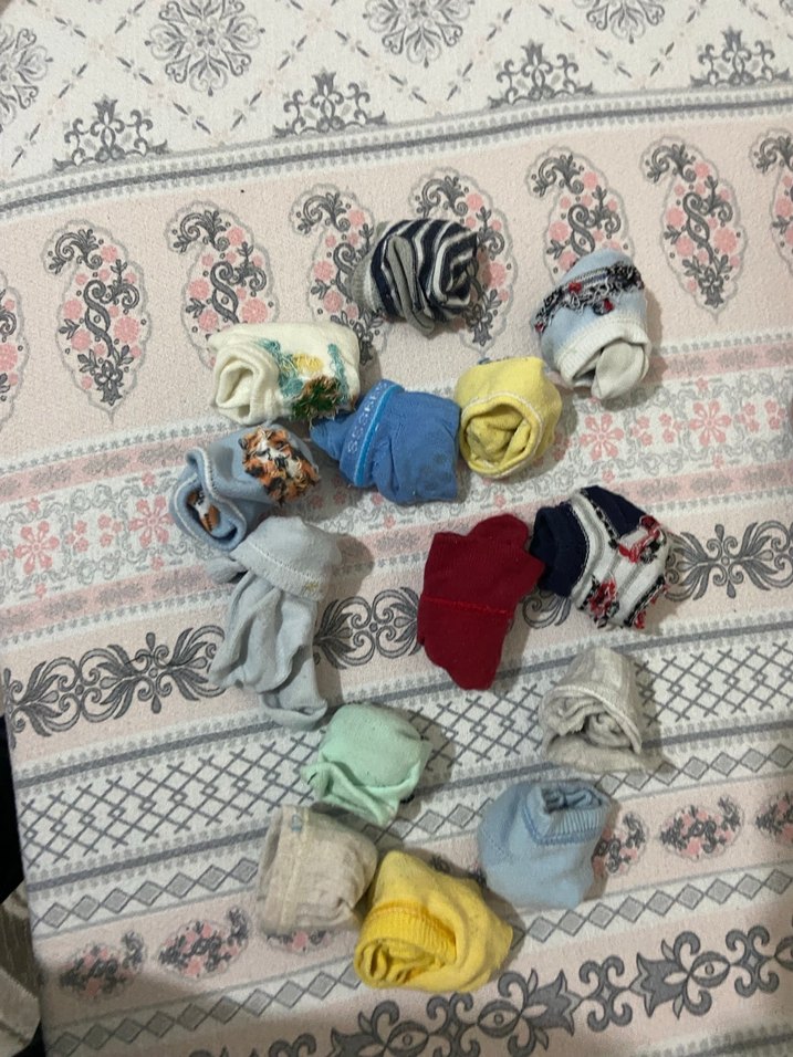 0-12 aylık erkek bebek için karışık 43 çift çorap - Görsel 5