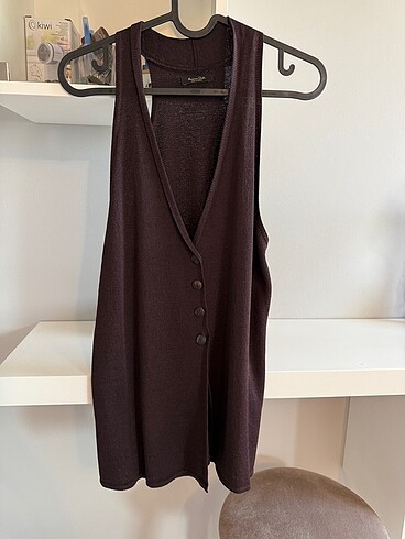 xs Beden kahverengi Renk Massimo Dutti yelek