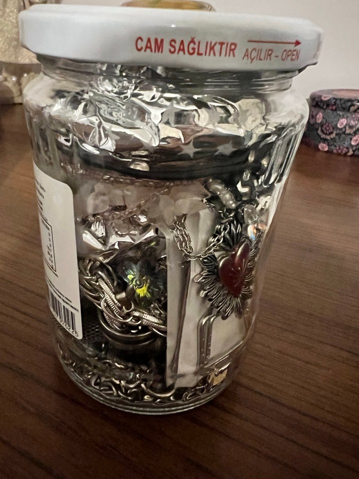 Silver dev sürpriz takı kavanozu - Görsel 2