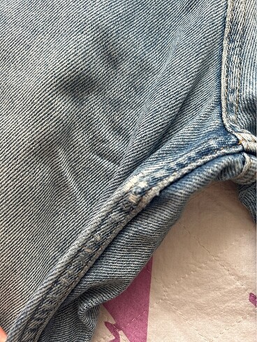 xs Beden mavi Renk straight jean