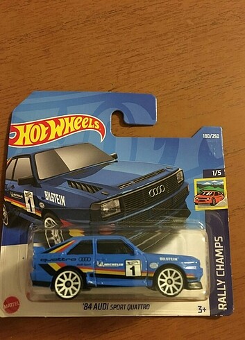 Hotwheels Audi Rally Champs