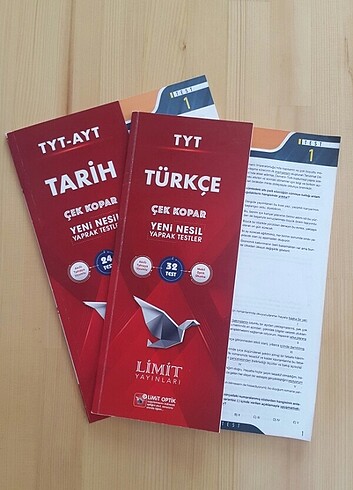 Beden Renk Limit Yayınları Tyt Tüm Dersler Yaprak Test Seti 8 Branş