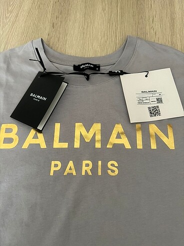 Balmain Balmaın Parıs Kısa Kollu Tshirt