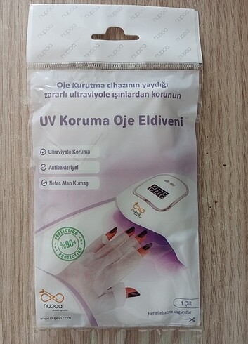  Beden UV Koruma Oje Eldiveni