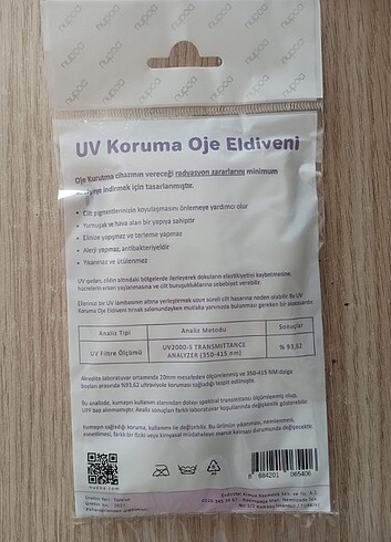  Beden Renk UV Koruma Oje Eldiveni