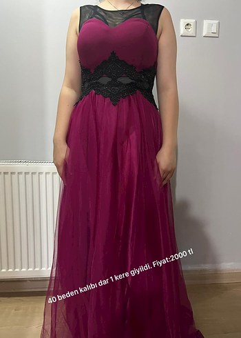 Bordo Straplez Dantel Detaylı Midi Gotik Abiye