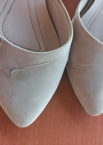 Diğer Bej Süet Stiletto Topuklu Kadın Ayakkabı