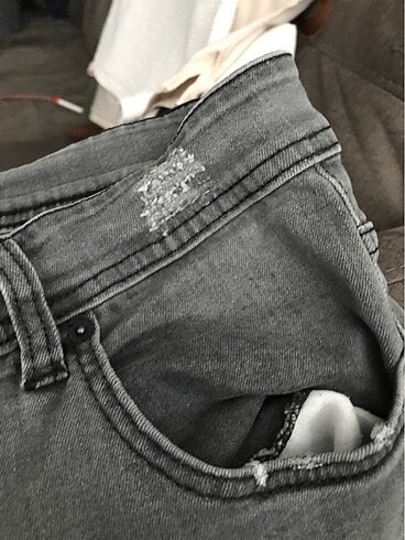 33 Beden gri Renk Pantalon