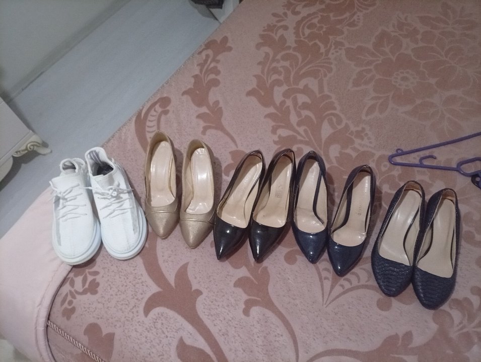 Bej Kadın Stiletto Topuklu Ayakkabı - Görsel 2