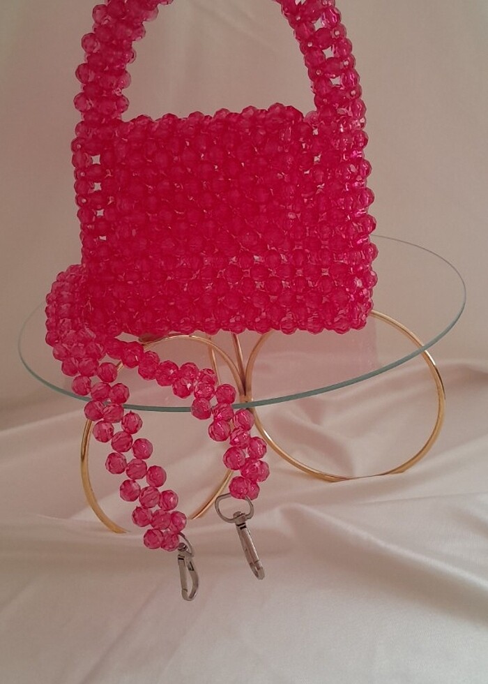 Boncuk çanta  - Görsel 4