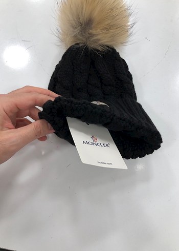 Moncler Kadın Siyah Örgü Yün Bere - Görsel 2