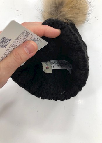 Moncler Kadın Siyah Örgü Yün Bere - Görsel 3