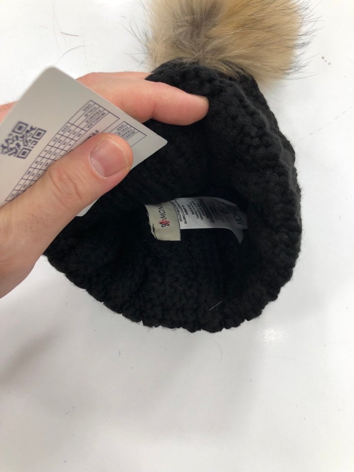 Moncler Kadın Siyah Örgü Yün Bere - Görsel 3