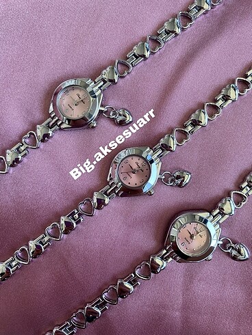 American Vintage Pinterest Kalp Charmlı Saat
