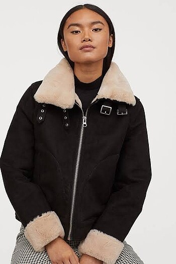 H&M Hm kürklü mont