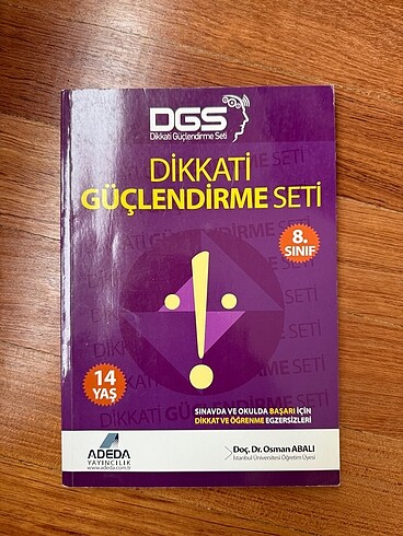 Dikkat Güçlendirme Seti. ADEDA 8. Sınıf