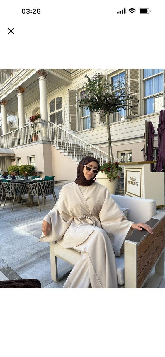 Bej Kemerli Uzun Kesim Kadın Takım - Görsel 3