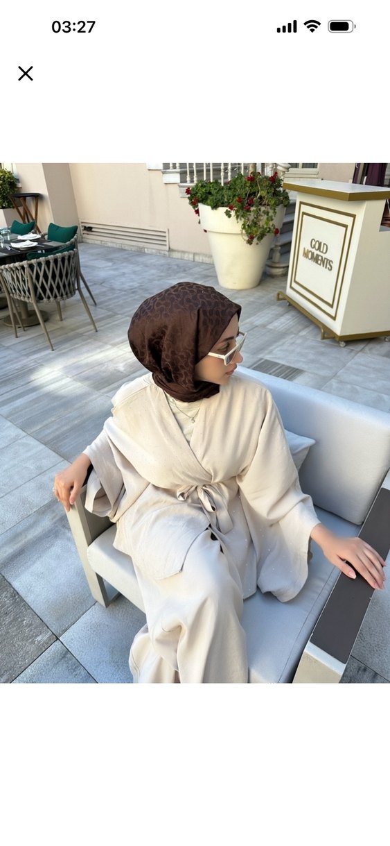 Bej Kemerli Uzun Kesim Kadın Takım - Görsel 4