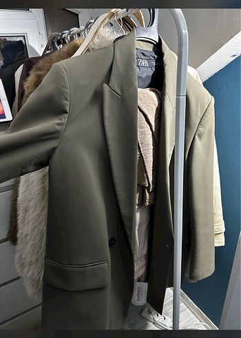 Haki Kadın Blazer - Görsel 5